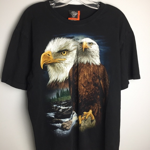 Rock Eagle Bald Eagle T-Shirt - Picture 1 of 4